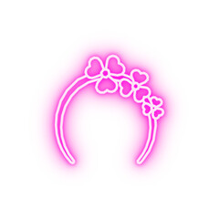 Clover bezel neon icon