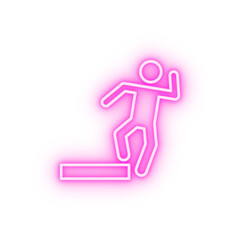 human accident insurance neon icon
