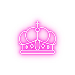 Crown Holland neon icon