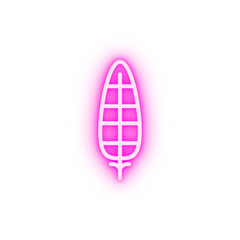 Fototapeta premium Wing bird neon icon