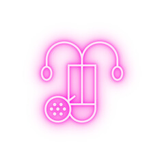 infection disease medical neon icon