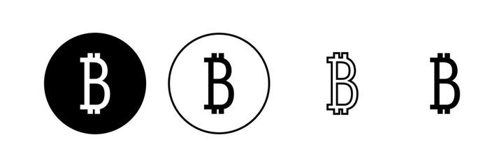 Bitcoin icon vector. bitcoin sign and symbol. payment symbol. cryptocurrency logo