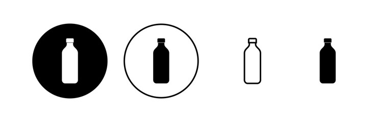 Bottle icon vector. bottle sign and symbol