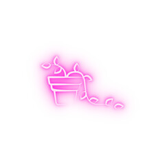 Plant Biology neon icon