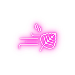wind neon icon