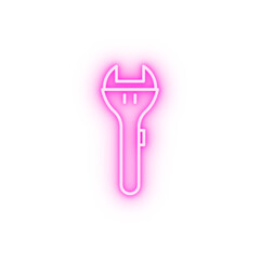 ladder neon icon