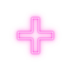 Obraz premium zoom in sign neon icon