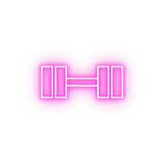 gym sign neon icon
