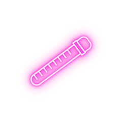 blood donation sample neon icon