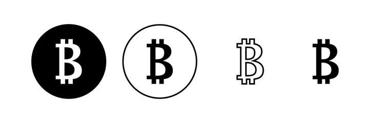 Bitcoin icon vector. bitcoin sign and symbol. payment symbol. cryptocurrency logo