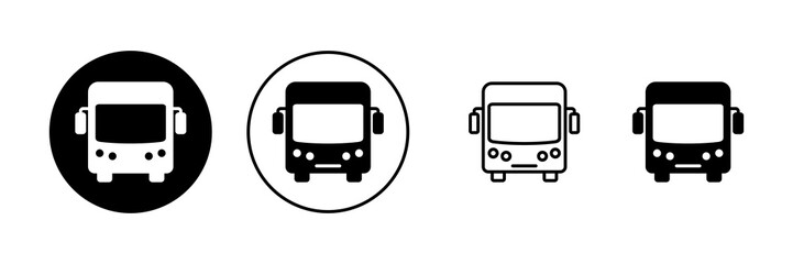 Bus icon vector. bus sign and symbol