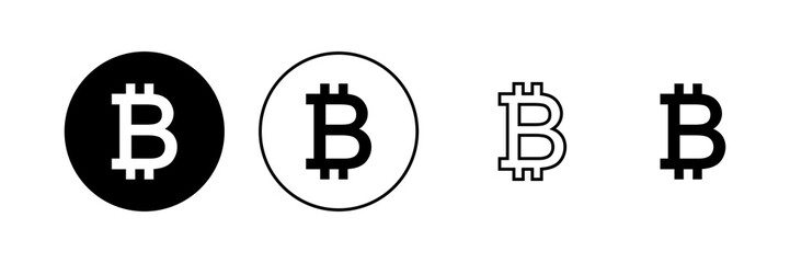 Bitcoin icon vector. bitcoin sign and symbol. payment symbol. cryptocurrency logo