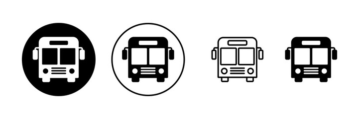 Bus icon vector. bus sign and symbol