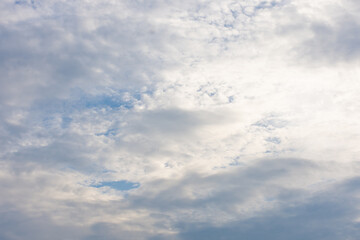 Fototapeta na wymiar blue sky with beautiful clouds.