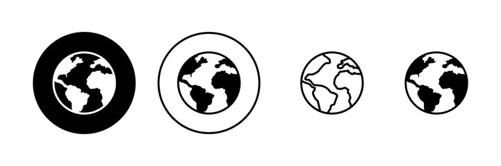 World map vector. Worldmap sign and symbol. Globe icon