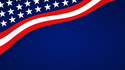 usa flag background for veterans day, election, navy day, etc