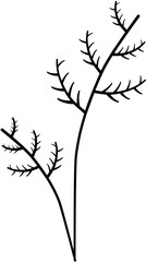 abstract flower in vase