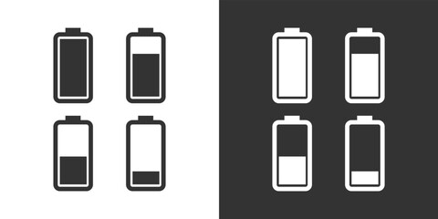 Battery icon vector