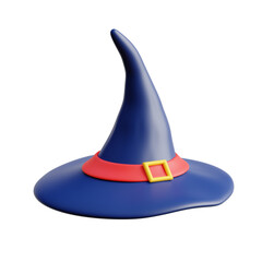 Hallween Witch Hat 3d Icon