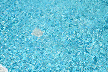 Fototapeta na wymiar blue swimming pool, beautiful pool texture background