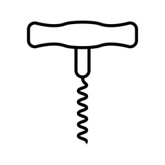 Corkscrew icon. sign for mobile concept and web design. vector illustration