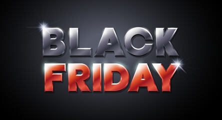 Black Friday sale background. Vector ad text illustration for promotional content, web banners, related with sales, discounts
