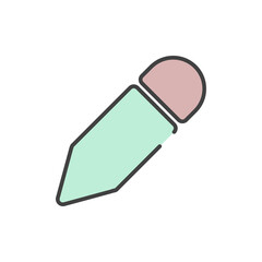 pen tool icon vector illustration logo template for many purpose. Isolated on white background.