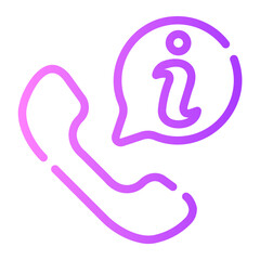 info gradient icon