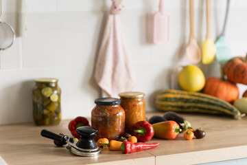 vegetables on the table