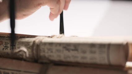 ancient book and calligraphy