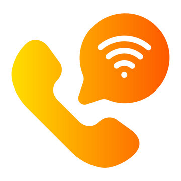 call center gradient icon