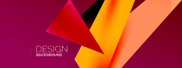 Background abstract overlapping shapes. Minimal composition vector illustration for wallpaper banner background or landing page