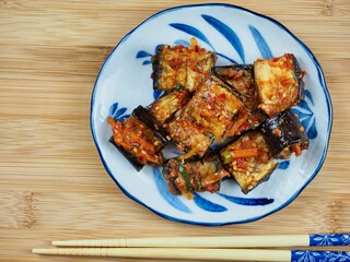한국음식 매운 가지무침, 반찬