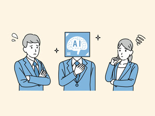 AIによる影響で仕事がなくなり困るビジネスパーソン