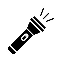 Flashlight icon. sign for mobile concept and web design. vector illustration