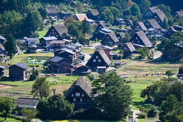 白川郷荻町合掌造り集落 © Akio Mukunoki
