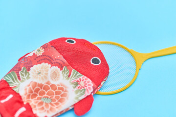 夏のお祭り金魚すくいのイメージ