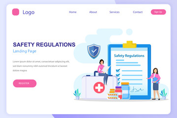 OSHA - Occupational Safety and Health Administration for business and organization vector..