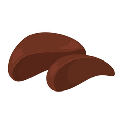 Vector illustration of beef liver.