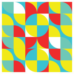 Obraz premium abstract geometric background punchy vector illustration