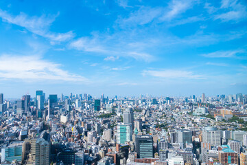 Fototapeta na wymiar 東京都市風景　渋谷・新宿・池袋方面　2022年10月 