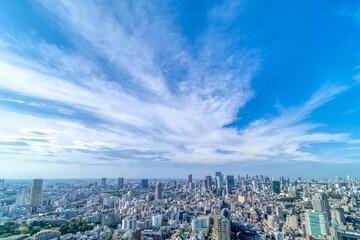 Fototapeta na wymiar 東京都市風景　渋谷・新宿・代官山方面　2022年10月