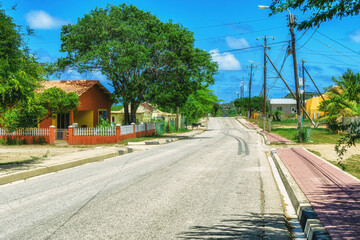 Bonaire scenery rural village of Rincon