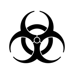 Biohazards icon. sign for mobile concept and web design. vector illustration