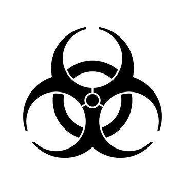 Biohazards icon. sign for mobile concept and web design. vector illustration