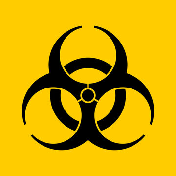 Biohazards icon. sign for mobile concept and web design. vector illustration