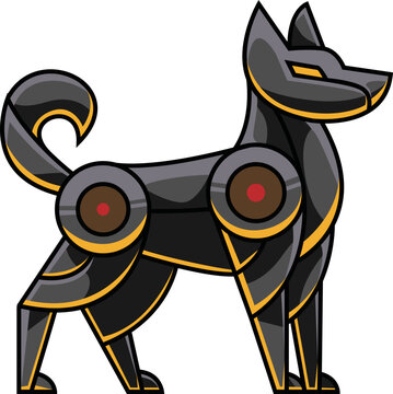 Dog robot logo