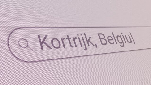 Search Bar Kortrijk Belgium 
Close Up Single Line Typing Text Box Layout Web Database Browser Engine Concept