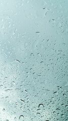 water drops on glass