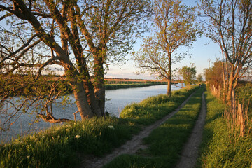 Canal de Lunel paysage zen détente relaxation nature grands espaces lumière espace nature...